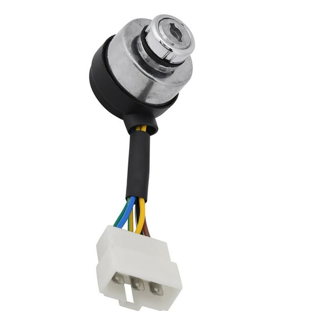 INTERRUPTOR DE LLAVE DE ARRANQUE DE ENCENDIDO 6 CABLES PARA GENERADOR DE GAS 2.5-6.5KW 188F APTO AGRICULTURA, FORESTAL