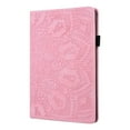 thumbnail image 3 of SaniMore Wallet Case for iPad 10th Generation 10.9" 2022, PU Leather Case with Embossed Sunflower Shockproof TPU Shell Card/Pen Holder Hand Rope Anti-slip Kickstand Tablet Case For iPad 10th, Pink, 3 of 14