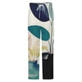 thumbnail image 5 of Abstract Floral Vase Art Winter Female Pants Flannel High Waist Women Pants Lady Warm Straight Leg Plush Trousers, 5 of 7