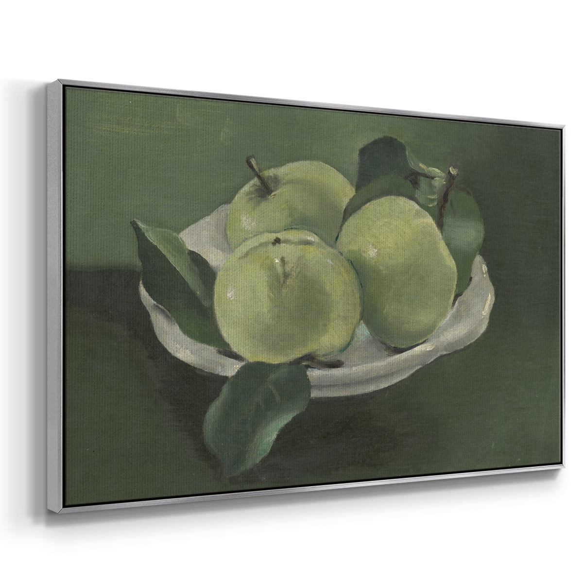 Vintage Botanical Print-LXXXVII By Wexford Home Framed in Silver Wood Gallery Wrapped Canvas 27 in. x 41 in.