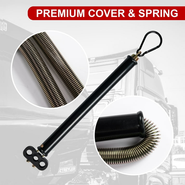 2-Pack 25" Tender Spring Kits - Heavy Duty ABS Air Line Holders For Semi Trucks & Trailers