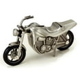 thumbnail image 2 of Leeber Motorcycle Money Bank, Pewter Finish, 4" x 7", 2 of 2