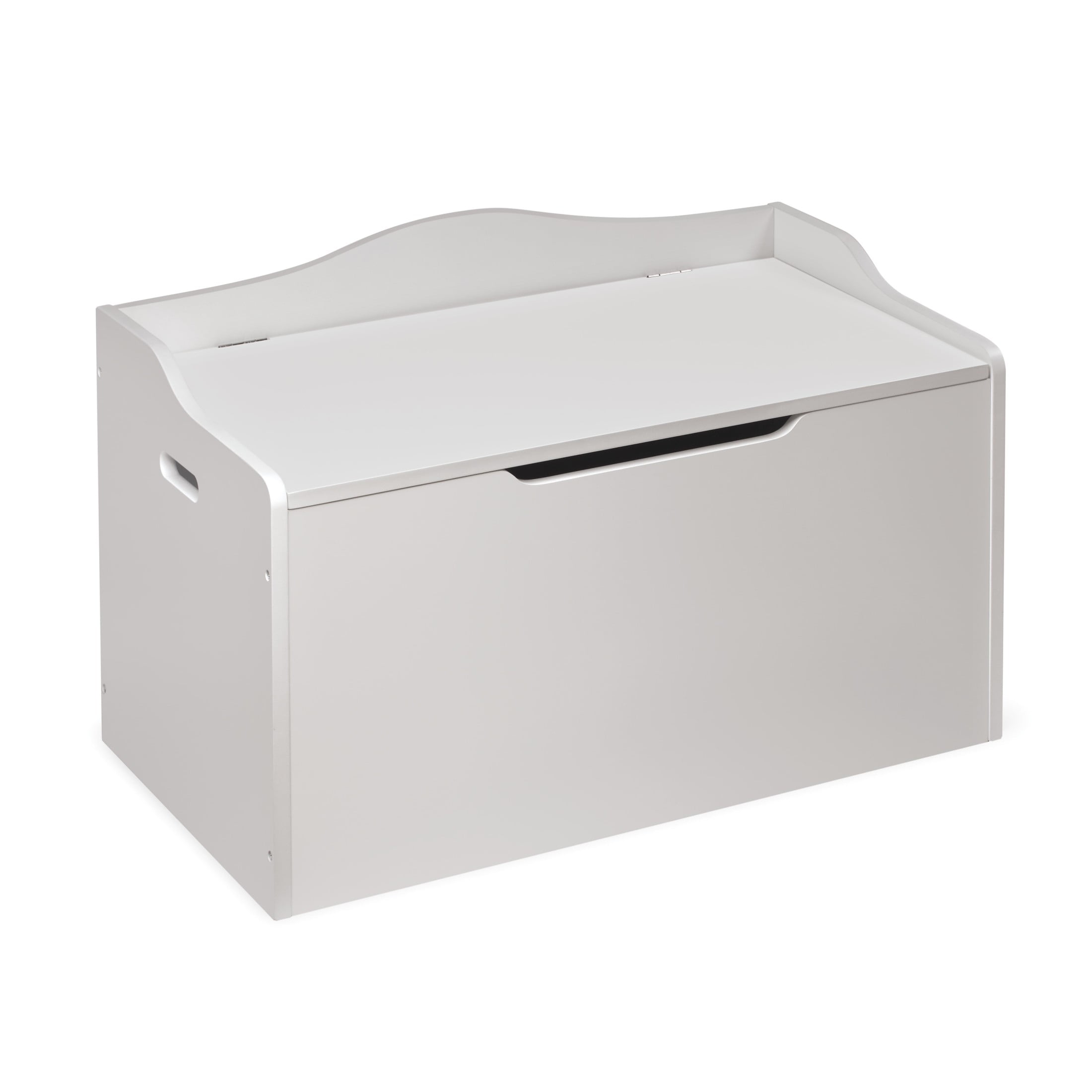 Badger Basket Child's Wooden 25 gal Bench Top Toy Box, White