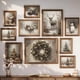 thumbnail image 2 of Pósteres artísticos de pared de Papá Noel, pintura en lienzo, Vintage, vacaciones, Navidad, pino, árbol, muñeco de nieve, invierno, habitación, decoración del hogar, regalo, 2 of 4