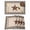 Black Brown, variant on Placemats Set of 4, Western Texas Star Retro Woven Placemat, Linen Place Mats for Kitchen/Dining Tables, Country Vintage Black Beige Plaid Washable Table Mats for Party