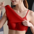 thumbnail image 3 of Womens Camisole Tank With Built In Bra，Women's Cotton Camisole Tank Tops Fitted Tank Tops For Women 3-Pack Red 3XL, 3 of 7