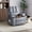 Gray, variant on TROPOW Recliner Chair, 360° Swivel Rocker Recliners with Heat & Massage, Soft Lazy Boy Recliner Chair with 2 Cup Holders and Side Pocket for Living Room Bedrooms and Nurseries