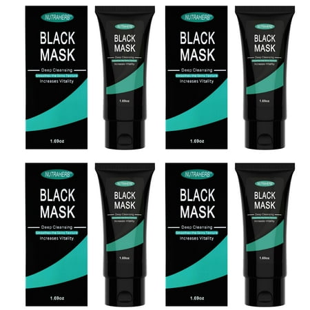 Blackhead Mask Four Blackhead Remover Mask) Purifying Peel Off Charcoal Facial Black Mask That Is Great For Deep Cleansing Blackheads, Clogged Pores, Pimples, Whitehead,Blackheads Peel