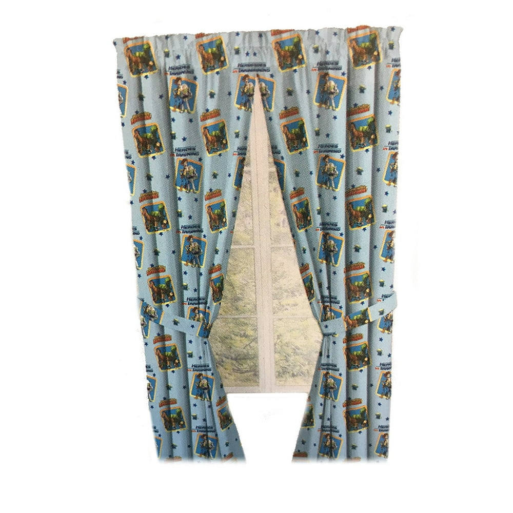 Toy Story Drapes Kids Window Panel Curtains with Tie Backs 42 x 84