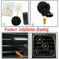 thumbnail image 4 of Daisy Air Vent Clips, 4 Pcs Cute Flower Car Air Freshener Clip, Car Air Conditioning Outlet Clip Charm, Car Interior Decor Accessories for Women, Black, Air Fresheners, 4 of 9