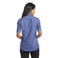 thumbnail image 2 of Port Authority Ladies Short Sleeve Superpro Oxford Shirt, 2 of 5