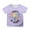 Light Purple, variant on Back To School Clothes Teen Trendy Stretch O Neck 1/4 Sleeve Hello First/second/third Grade Tshirt Back To School Tees Tops