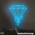 thumbnail image 2 of Handmadetneonsign Diamond Dripping Neon Sign, Diamond Dripping Led Light, Bedroom Wall Art Decor 68165, 2 of 5