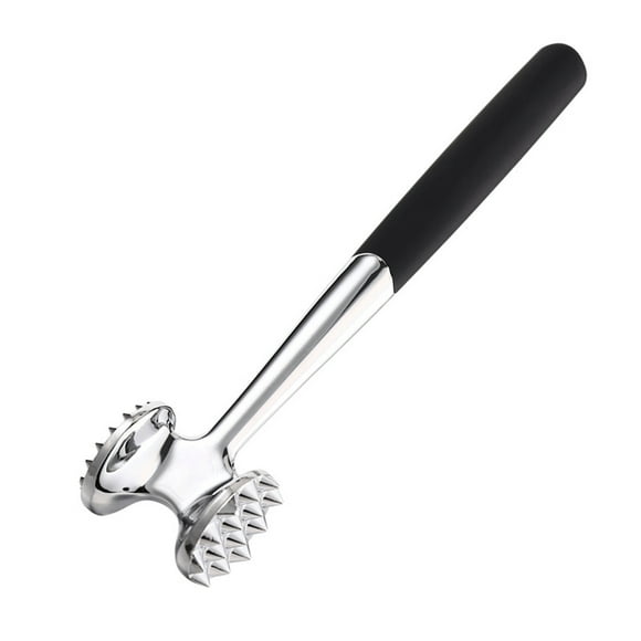 Zootealy Double Sides Meat Tenderizer Meat Hammer Meat Mallet Chicken Pounder Non-slip Handle Premium Zinc Alloy Pounder For Tenderizing Beef Steak Chicken Fish Pork Veal Cutlet