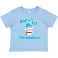 thumbnail image 3 of Inktastic Baby's 1st Chrismukkah with Cute Snowman and Snowflakes Boys or Girls Baby T-Shirt, 3 of 5