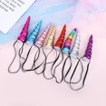 thumbnail image 2 of Paquete de 24 diademas de cuerno de unicornio, diademas de unicornio con bandas elásticas para niñas, mujeres adultas, accesorios de disfraces de cosplay, 8 estilos, 2 of 5