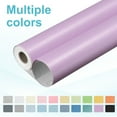 thumbnail image 3 of Uxcell Papel Tapiz Autoadhesivo 22" x 197" Papel de Pared Impermeable Frosted Morado, 3 of 7