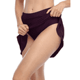 thumbnail image 3 of Firpearl Women's Swim Skirt Ruffled Bikini Bottoms Drawstring Swimsuit Bottom, 3 of 7