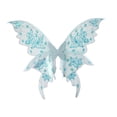 thumbnail image 2 of Alas de hada para mujer, alas de mariposa para cosplay, accesorios para fotos de festivales y fiestas. Azul, 2 of 9