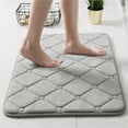 thumbnail image 2 of 40 x 60cm Bathroom Rugs, Ultra Absorbent & Non-Slip Memory Foam Bath Rugs, Machine Washable Bathroom mats, Soft Bath Mats，Easier to Dry for Bathroom Floor Rugs, 2 of 8