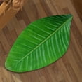 thumbnail image 6 of Leaf Shaped Floor Mat, Mat Soft Leaves Bathroom Water Absorbent Area s for Bathroom Living Room Bedroom Home Decor , 60x120cm, 6 of 8