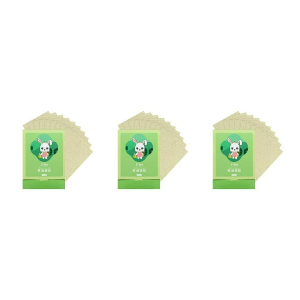 Vogacara 1 caja de papel secante, toallitas absorbentes convenientes para el control de aceite, tipo 4 Type1 NO1