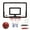 Black, variant on Nnhblu Indoor Mini Basketball Hoop Set with 1 Basket Net 4 Hook 1 Basketball for Kids and Adults 15.7x10.2 inch Basketball Hoop for Door Basketball Accessories Birthday Gifts for Kids Boys Teens