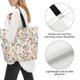 thumbnail image 3 of Balery Floral Bolsa Tote Estilo Estético con Cremalleras, Bolsa de Hombro, Bolsa de Compras Grande y Plegable, 3 of 8