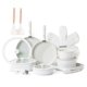 thumbnail image 1 of Juego de utensilios de cocina SENSARTE, 24 piezas, antiadherentes para inducción, color blanco, 1 of 7