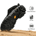 thumbnail image 4 of Gexuosn Womens Hiking Boots Lightweight Outdoor Trekking Non Slip Comfortable Camping Breathable Hiking Shoes, Black, 4 of 8