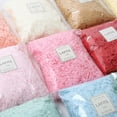 thumbnail image 4 of Colored Shredded Crinkle Lafite Paper Raffia Party Candy Filler Confetti Gift Box Birthday Filling Home Material Packaging Light Purple, 4 of 8