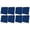 Dark Blue 8PC, variant on Stretch Outdoor Cushion Covers 4/8 Pack, Patio Chair Slipcovers Replacement, Washable UV Resistant Seat Protector for Furniture Deep Blue