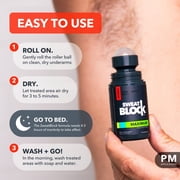 SweatBlock Maximum Strength Roll-On Antiperspirant for Excessive Sweat & Odor Control
