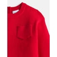 thumbnail image 2 of Wonder Nation Baby Boys Sweater Knit Top and Pants Set, 2 Piece, Sizes 0-3M-24M, 2 of 3