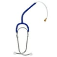 thumbnail image 1 of Hearing Aid Stethoscope, Anti Slip Stethoscope Binaural Lightweight Professional  For Noise Detection Dark Blue, 1 of 8