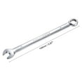thumbnail image 2 of Uxcell 9mm Combination Wrench with Offset Box End and Angled Open End, Metric Mirror-Chrome Plated High Carbon Steel, 2 of 5