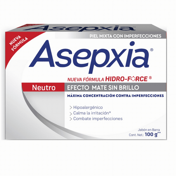 ASEPXIA JABÓN NEUTRO 100 G. Asepxia Jabon Neutro JABON