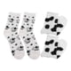 thumbnail image 3 of GOOHOCHY 2 pares de calcetines delicados de vacas de dibujos animados, calcetines peludos para mujer, calcetines de felpa de tubo, 3 of 7