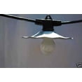 thumbnail image 3 of String Light Company Café 35-Ft Outdoor Commercial String Lights With 7 Sockets And Galvanized Shades, 14 Gauge Black Cord, 3 of 3