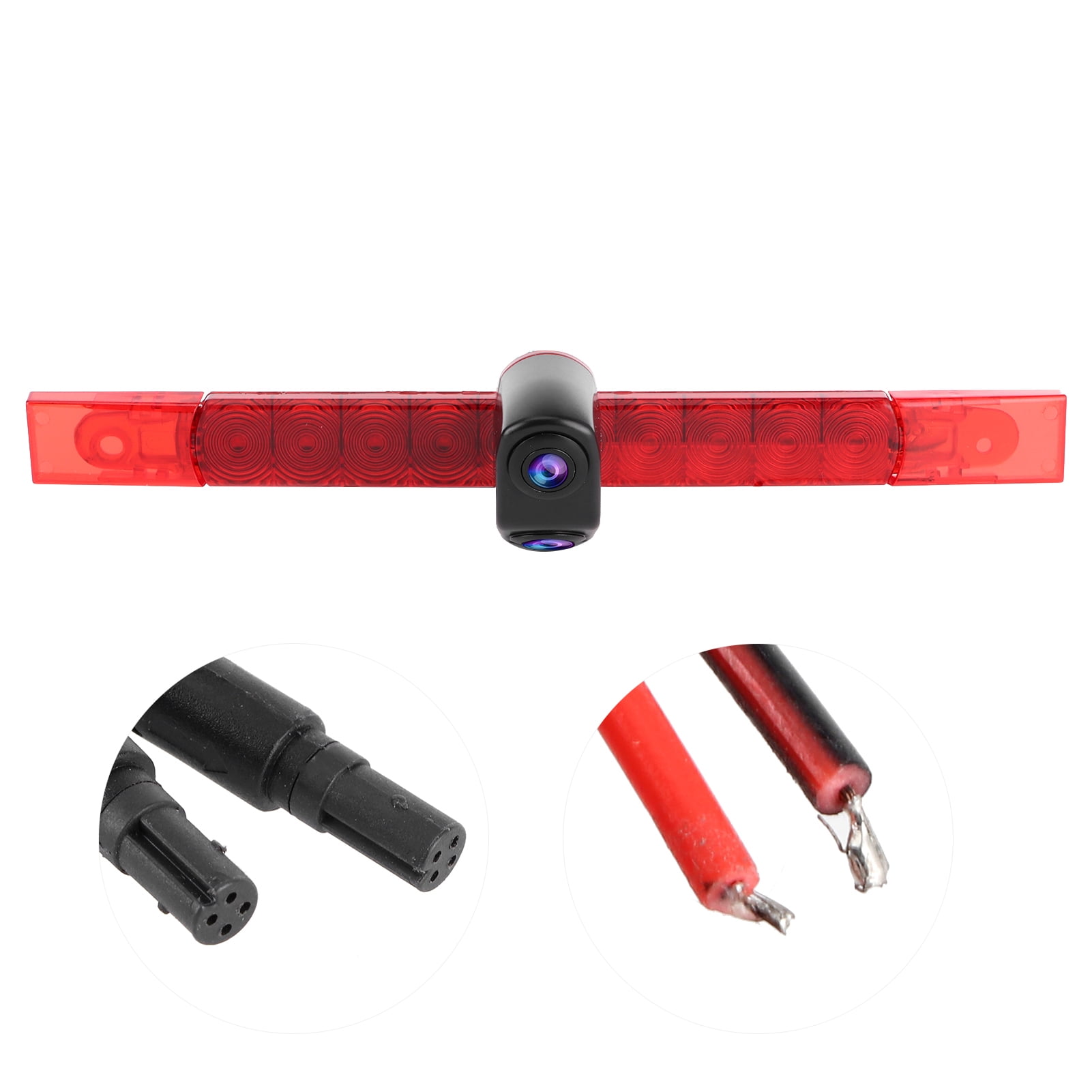 Reversing Camera, Brake Light HD Dual Lens Rear View Camera, For