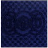 Better Trends Euro Sham Pillowcase For Bedspread 100% Cotton 1 Pack 26" x 26" Ultra Soft Waffle Weave Medallion Design Decorative Case Covers for Bed Heirloom Collection (Navy)