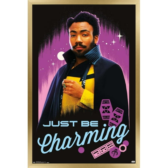 Star Wars: Solo - Lando Wall Poster, 22.375" x 34", Framed