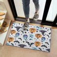 thumbnail image 2 of Colorful Pumpkin Halloween Pattern Door Rugs,Washable Non Slip Door Mats Indoor,Decorative Door Mats,Entry Mat Indoor for Entrance,Bedroom,Kitchen,Bathroom,16"x24", 2 of 6