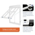 thumbnail image 6 of NAMSAN Pet Screen Door for Sliding Door Cat Doggy, Magnetic Auto Closing, Double-Sided Lockable, White, 6 of 8