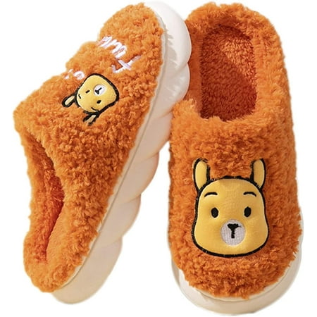 

PIKADINGNIS Women s House Slippers Cute Fuzzy Indoor Animal Memory Foam Slipper Soft Warm Non Slip Winter Home Shoes