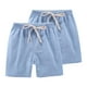 thumbnail image 1 of Odeerbi 2-13 Años Para Niños Niñas 2 Pcs Summer Cotton Linen Shorts Entrenamiento de Deportes Deportivos Atletismo Shorts Sólidos de Color Sólido, 1 of 6
