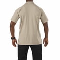 thumbnail image 2 of 5.11 Tactical Men's Performance Short Sleeve Polo, 100% Polyester, Moisture Wicking, Silver Tan, L, Style 71049T, 2 of 2