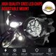 thumbnail image 2 of Luces de conducción para motocicleta LEAD, 2 focos LED de trabajo de 48 W, luces antiniebla de 12 V y 24 V, faros delanteros universales con interruptor de arnés de cableado., 2 of 5