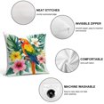 thumbnail image 3 of Tropical Palm Leaves with Parr Pillow Covers,Tropical Palm Leaves with Parr Throw Pillow Covers 24"×24" ,Living Room Sofa Couch Pillow Covers,Decorative Pillow Covers, 3 of 7