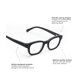 thumbnail image 4 of Lentes de Lectura eyebobs Biff Cuadrados Madera Granate, 4 of 6